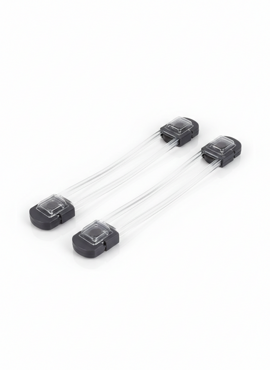 זוג סוגרי ארונות שקוף גדול-נועל דלתות-Home Design-סופר הום