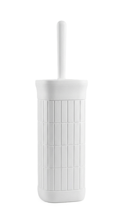 מברשת אסלה מסדרת DOMUS אפור/לבן-מברשת אסלה-עולם הבית-לבן-סופר הום
