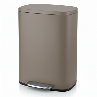 פח דוושה 30 ליטר-פחים למטבח-Home Design-אפור פלטינום-סופר הום