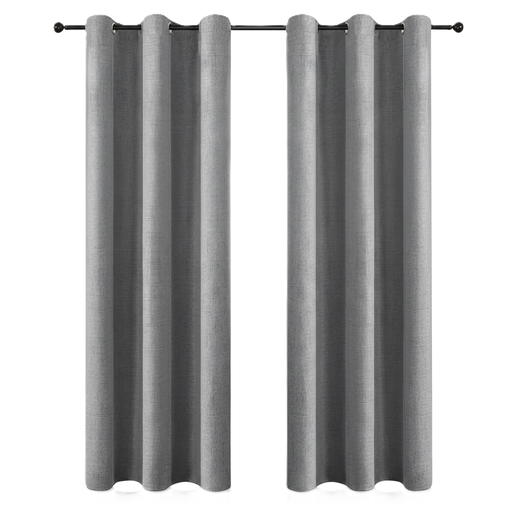 וילון דמוי פשתן אפלה - דגם מיכל-וילון בד-ASHRAM-סופר הום