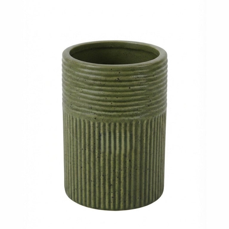 כוס למברשת שיניים דגם Ivory-מתקן למברשות שיניים-MAMA-ירוק-סופר הום