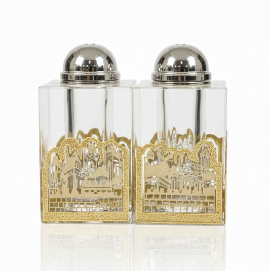 זוג מלחיות עומד - עיטורי זהב-מלחייה סגורה-סופר הום-סופר הום