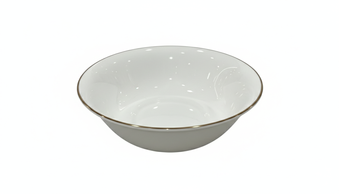 OPAL צלחת מרק עגולה פס זהב/כסף - דגם-צלחת עמוקה-DREAM CHEF-פס כסף-סופר הום