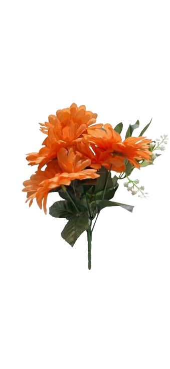 בוקט פרחים חמנייה - מגוון צבעים-SUPERHOME סופרהום-כתום-סופר הום