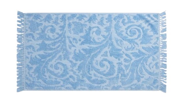 מגבת FRINGED 90*50 ס"מ - כחול/אפור-מגבת ידיים-HASPER-כחול-סופר הום