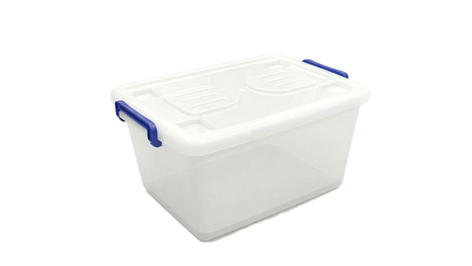 קופסת אחסון פלסטיק - מגוון צבעים ומידות-קופסא-DUYTAN-כחול גדול-סופר הום