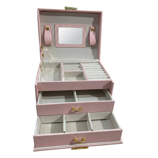 קופסת תכשיטים בינוני ורוד-קופסת תכשיטים-GIFTSHOP-סופר הום