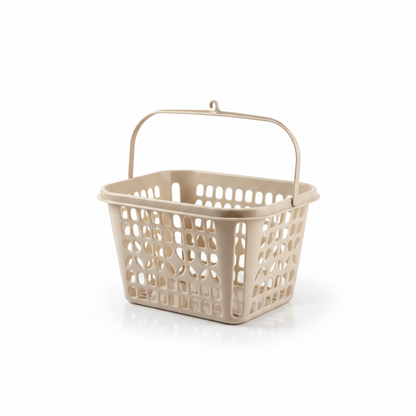 סלסלה לאטבי כביסה - מגוון צבעים-סלסלה-Plasticforte-חום-סופר הום