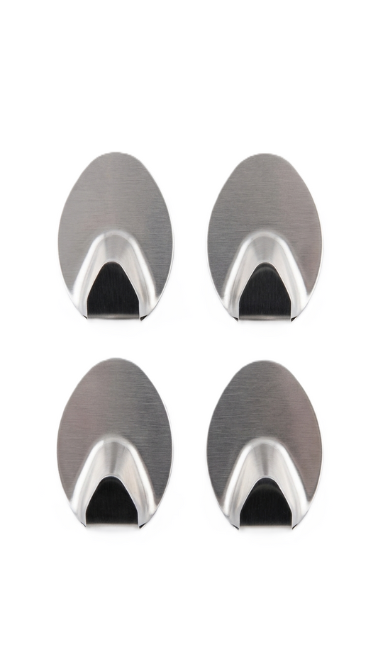 קולב מדבקות נירו - 4 יחידות-וו תליה-Home smart-סופר הום