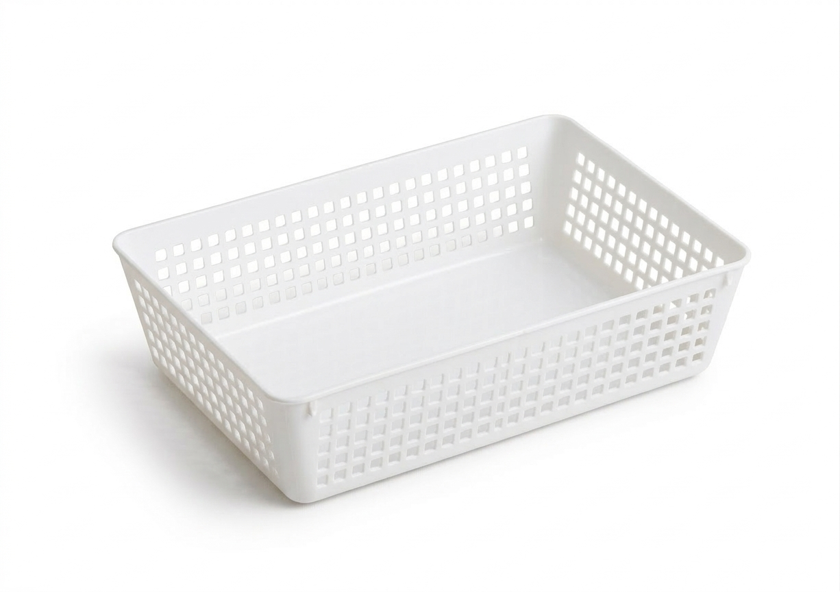 סלסלת מיני קליק פלסטיק - מגוון צבעים-סלסלה-ItalPlast-אפור-סופר הום