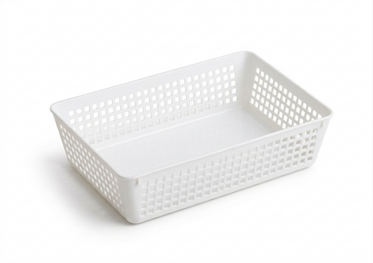 סלסלת מיני קליק פלסטיק - מגוון צבעים-סלסלה-ItalPlast-אפור-סופר הום