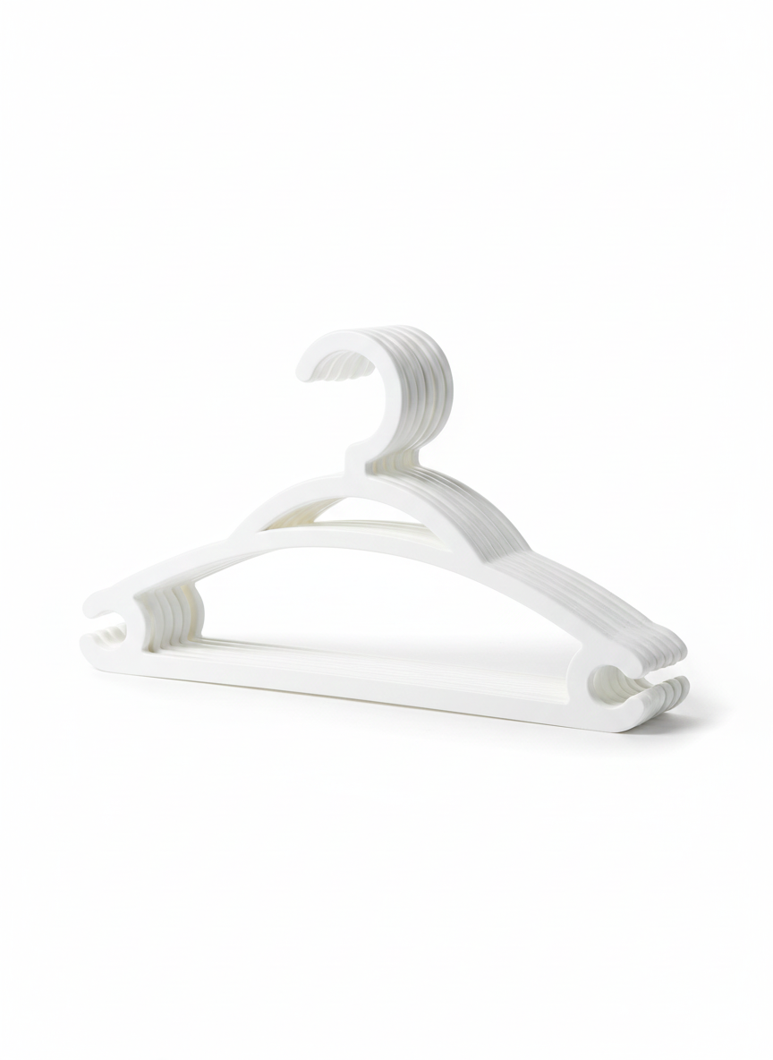 סט 6 קולבים - פלסטיק-קולב-SUPERHOME סופרהום-סופר הום