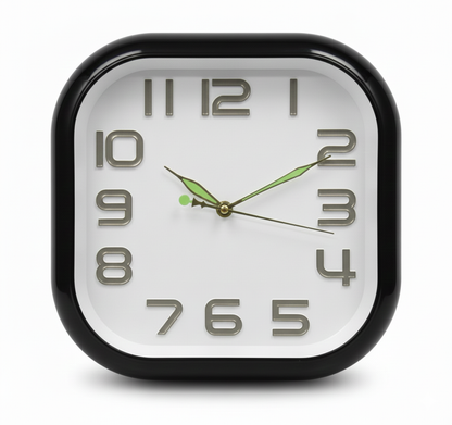 שעון קיר קלאסי פלסטיק 29 ס"מ - מגוון צבעים-שעון קיר-ס.ז. מחנה יהודה-סופר הום