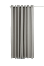 Load image into Gallery viewer, וילון דמוי פשתן - דגם טוהר - מגוון צבעים-וילון בד-ASHRAM-אפור-סופר הום
