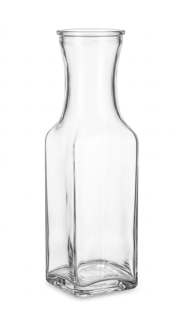 קראף מרובע – 1 ליטר-קנקן זכוכית-KashGan-סופר הום