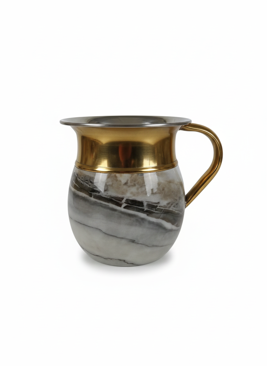 נטלה אלומיניום מעוצבת - מגוון דוגמאות-נטלה אלומיניום-GOLYAN-שיש אפור ושחור-סופר הום