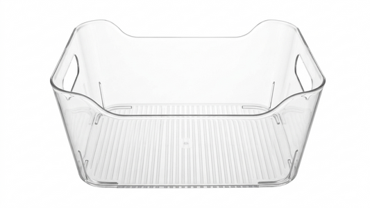 סלסלת אחסון אקרילי עם ידיות עיצוב גלי - מבחר מידות-סלסלה-KashGan-גבוה-סופר הום