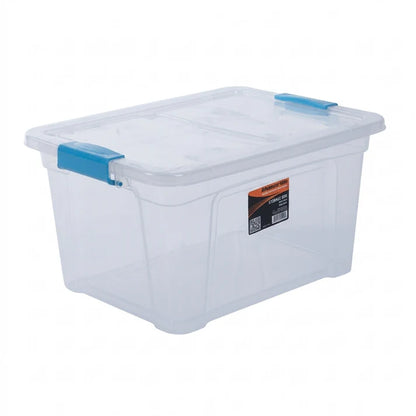ארגז אחסון נע 20/ 15 ליטר שקוף - "דניאל"-ארגז נע-Starplast-30*39*12.5 ס"מ - 15 ליטר-סופר הום