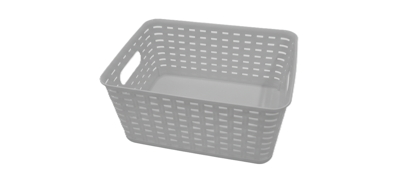 סלסלת ראטן קטנה - מגוון צבעים-סלסלה-SUPERHOME סופרהום-אפור-סופר הום