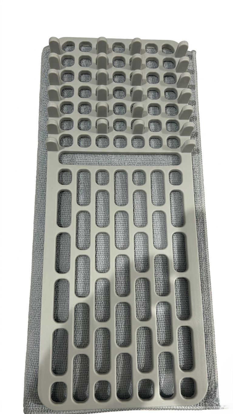 משטח לייבוש כלים - בד-משטח לייבוש כלים-דיקלית-אפור-סופר הום