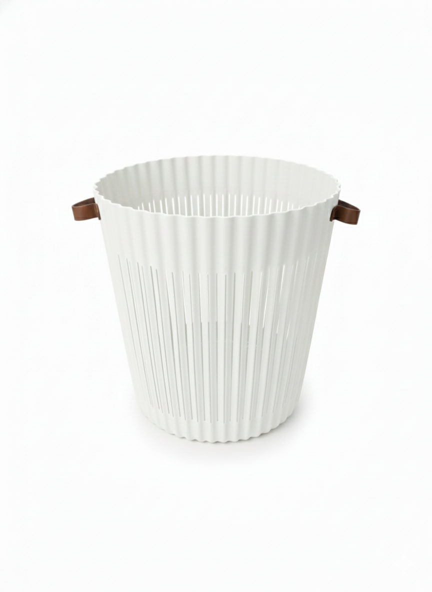 סל כביסה עם ידיות - פלסטיק-סל כביסה פלסטיק-Keter-לבן-סופר הום