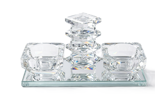 מלחייה קריסטל - כסף/זהב-מלחייה פתוחה-GIFTSHOP-כסף-סופר הום