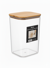 טען תמונה לצפייה בגלריה, קופסה אקרילית עם מכסה במבוק - מגוון גדלים-קופסאות מטבח פלסטיק-KashGan-1.5 ליטר-סופר הום
