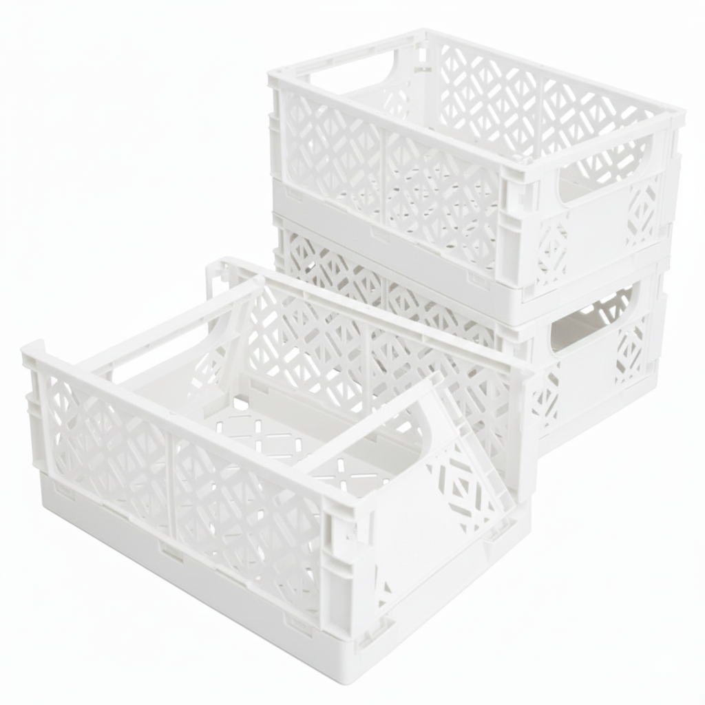 סלסלה מתקפלת Ella-סלסלה-Cucina-23.5*35*14 ס"מ-לבן-סופר הום