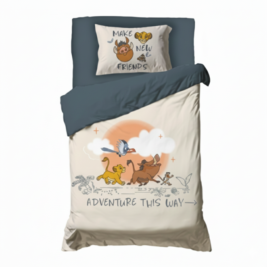 סט מצעים יחיד - דגם מלך האריות-סט יחיד-Vardinon ורדינון-סופר הום