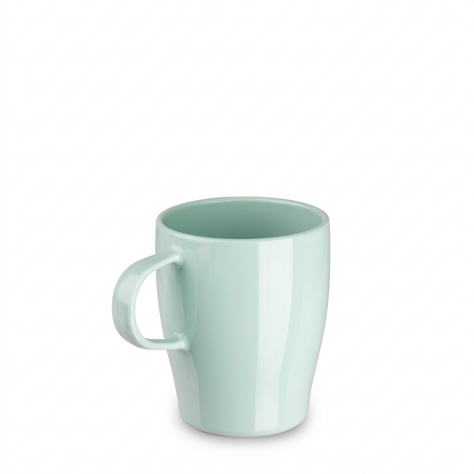 ספל מפלסטיק 300 מ"ל דמוי חרסינה - מבחר צבעים-כוסות פלסטיק ואקריל-סופר הום-ירוק מנטה-סופר הום