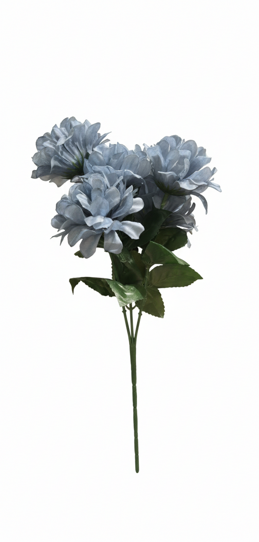 בוקט פרחים דליות - מגוון צבעים-SUPERHOME סופרהום-תכלת אפור-סופר הום