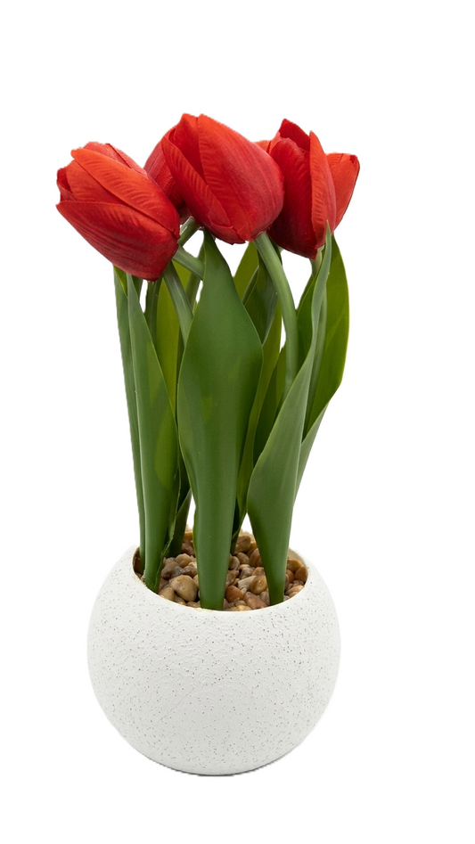 זר טוליפים צבעוני 30 ס"מ - מגוון צבעים-אגרטל-ציפורה-אדום-סופר הום