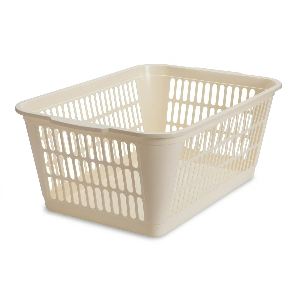 סלסלה 45*31 ס"מ - מגוון צבעים-סלסלה-ItalPlast-שמנת-סופר הום