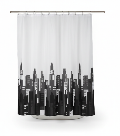 וילון אמבט צבעוני 1.80*1.20 - מגוון דגמים-וילון אמבטיה-Aquila-בניינים-סופר הום