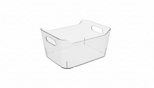 ארגונית שקופה לאחסון עם ידיות - מגוון גדלים-ארגונית אקריל-La kitchenette-3 ליטר-סופר הום