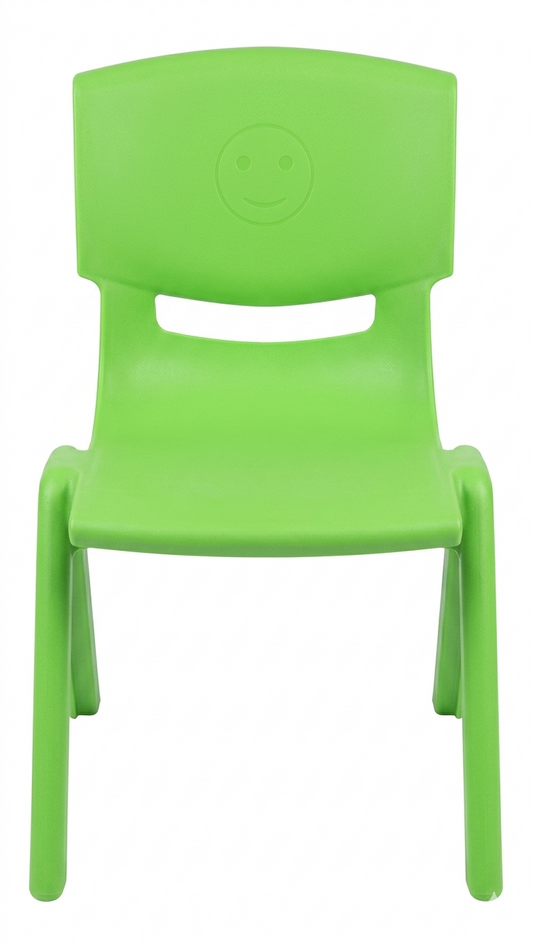 כיסא ילדים יצוק ונמוך - מגוון צבעים-כסא ילדים-סופר הום-ירוק-סופר הום