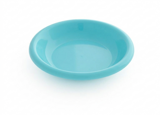 צלחת פלסטיק קשיחה עמוקה - מבחר צבעים-צלחת פלסטיק-סופר הום-תכלת-סופר הום