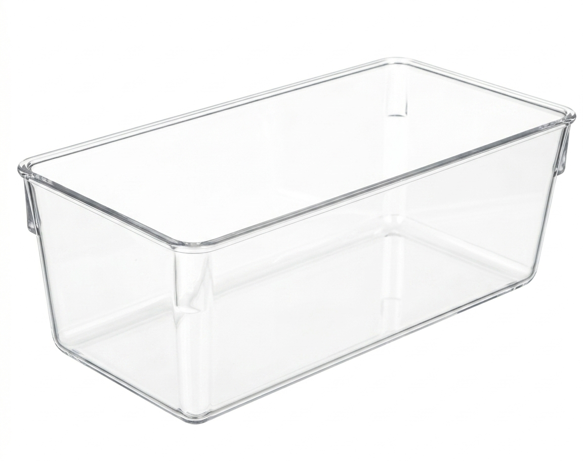 אירגונית אקרילי צרה - גדול/קטן-ארגונית-ItalPlast-קטן-סופר הום