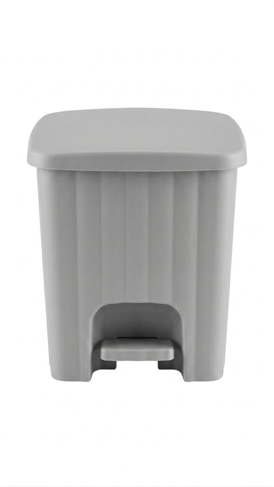 פח פדל 4.5 ליטר אפור מרגריטה-פח לשירותים-Stefanplast-סופר הום