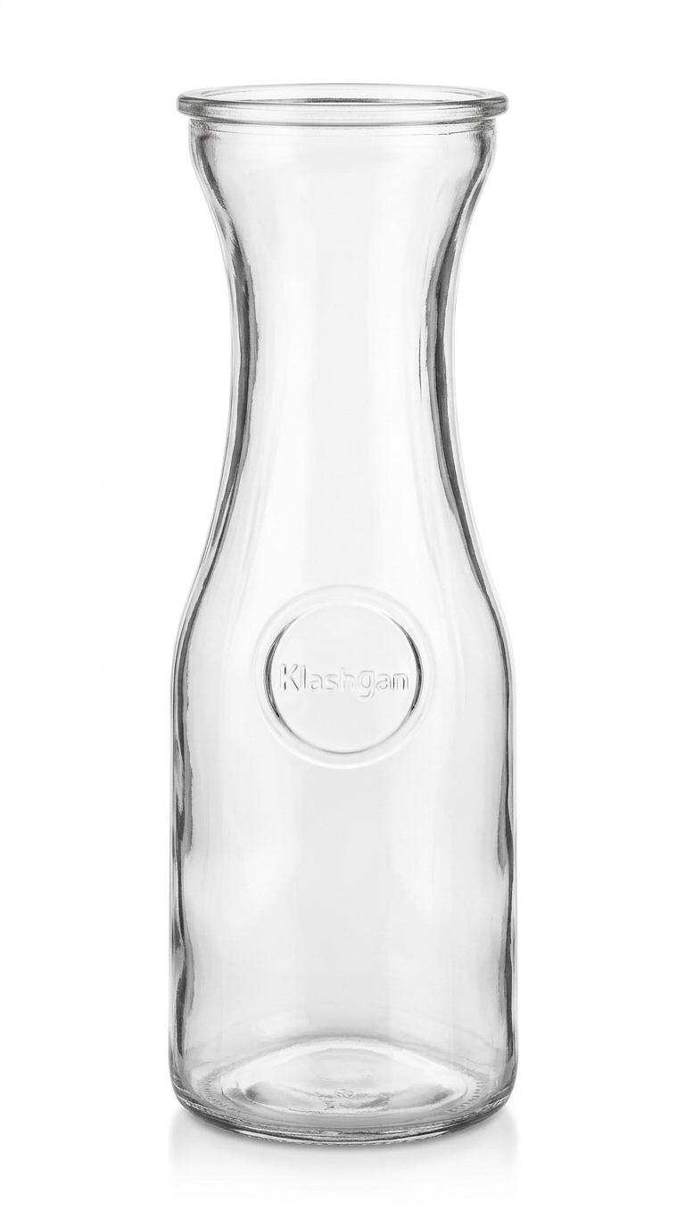 קראף זכוכית - 1 ליטר-קנקן זכוכית-KashGan-סופר הום