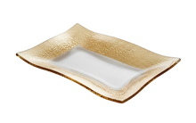 טען תמונה לצפייה בגלריה, מגש מלבני זהב - 3 גדלים-הגשה זכוכית-CASA BELLA-43*27 ס"מ-סופר הום
