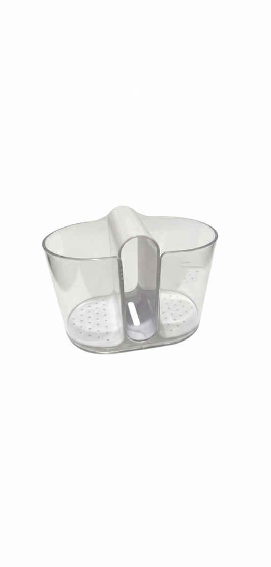 מחזיק ומתקן ייבוש סכו"ם אקרילי - מגוון צבעים-סכומון-SUPERHOME סופרהום-לבן-סופר הום