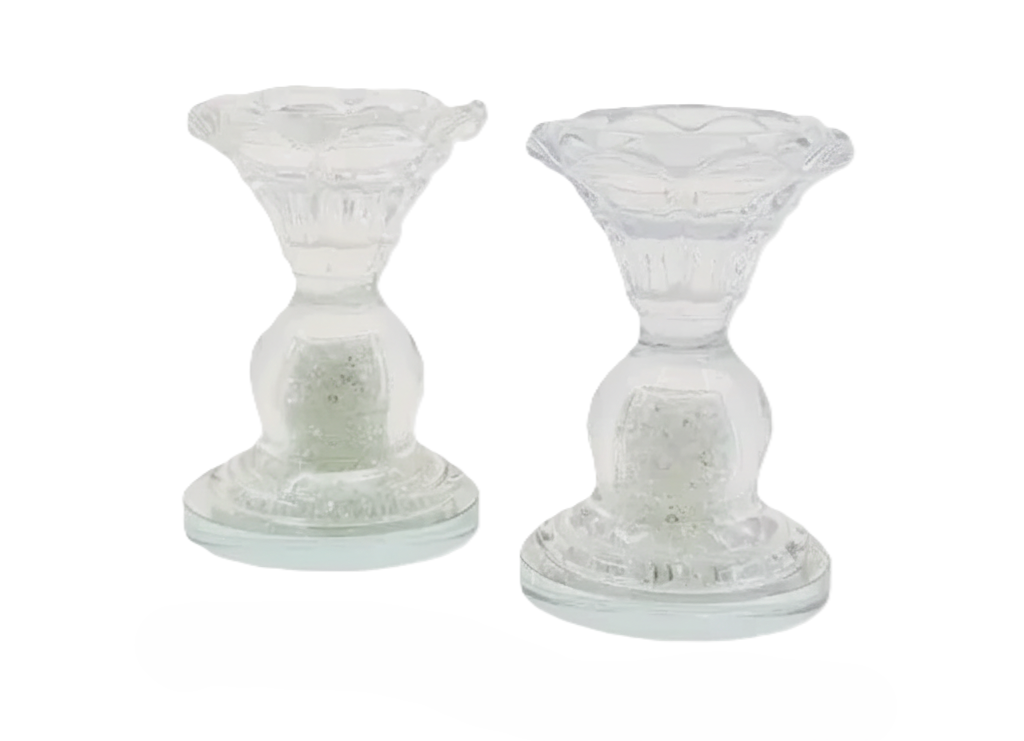 זוג פמוטי קריסטל-פמוטי קריסטל-SUPERHOME סופרהום-סופר הום