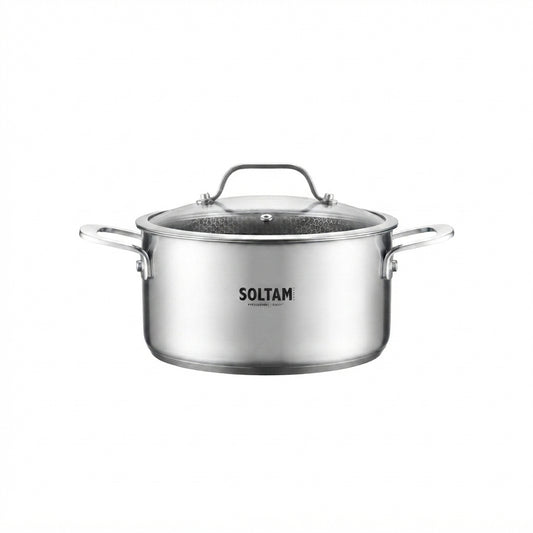 סיר סדרת Matrix 3 PLY - מגוון מידות-סירי נירוסטה-Soltam סולתם-3 ליטר-סופר הום