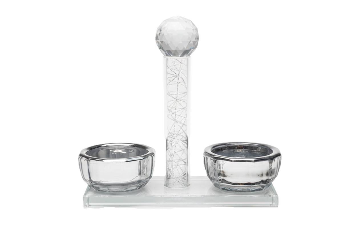 מלחיה יהודית קריסטל SILVER-מלחייה פתוחה-GOLYAN-סופר הום