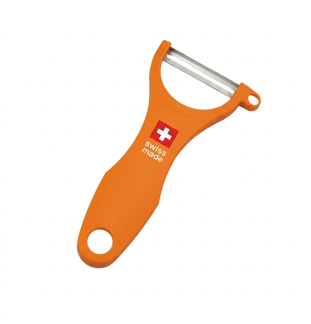 קולפן ירקות שוויצרי Kisag-קולפן ירקות-Kisag-כתום-סופר הום