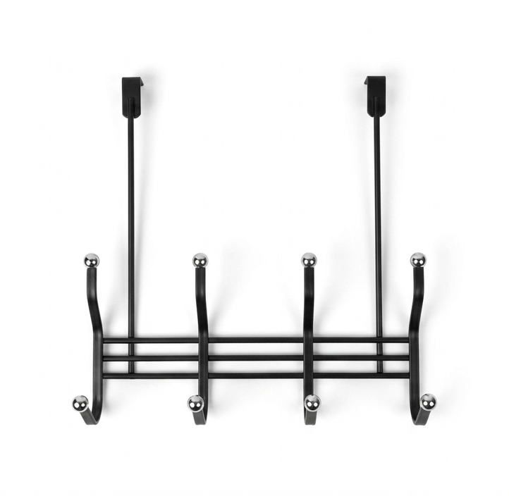 קולב דלת 4 ווים שחור ספיר-וו תליה-Tropical-סופר הום