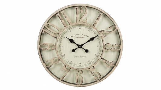 שעון תבליט אבן 50 ס"מ-שעון קיר-א. לויזון-סופר הום
