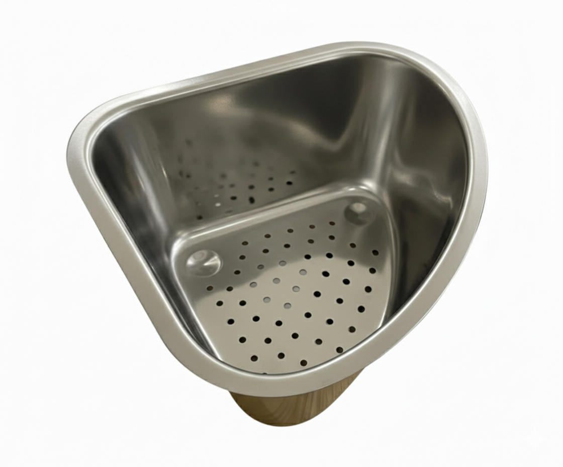 מסננת לכיור - משולש נירוסטה-משולש לכיור-SUPERHOME סופרהום-סופר הום