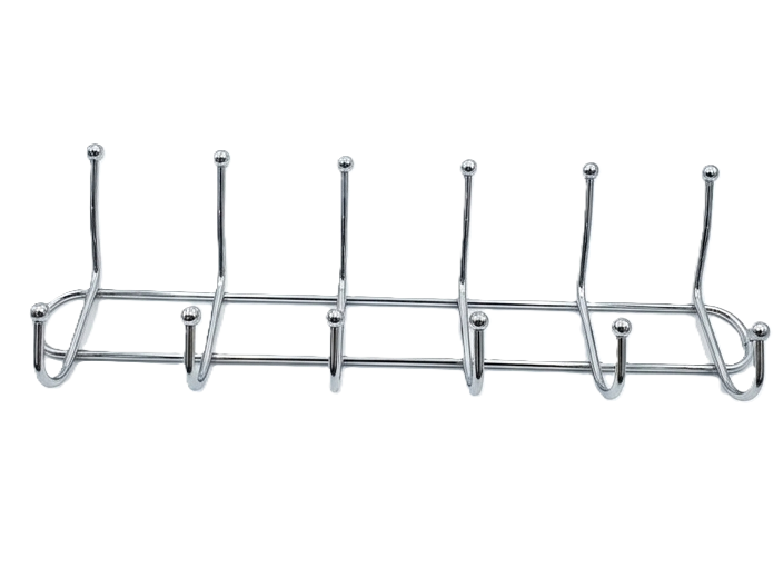 קולב קיר ניקל מפואר - 6 ווים-וו תליה-Tropical-סופר הום